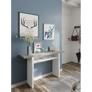 Garland Extendable Table With Book Opening, Folding Auxiliary Console Table, 120X35H77 Cm