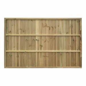 Grange Superior Closeboard Vertical Panel - Timber - L4 x W182.8 x H120 cm