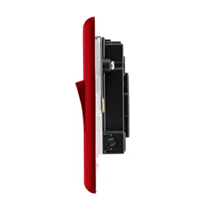 ARLEC Rocker Switched Fused Spur 13A Red Colour