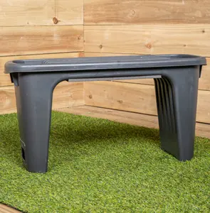 Grey Plastic Garden Planting 2 1 Kneeler, Stool and Storage