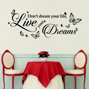 Walplus Decal Wall Art Dream Quote Wall Sticker