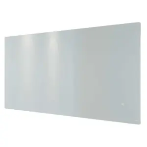 RAK Amethyst 1200x600mm Silvery White Square with Touch Sensor Illuminated Mirror IP44