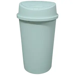 Sage Green 45 Litre Touch Top Bin Ideal Kitchen Bin for Home Garden Office School Bathroom with Touch Top Bin