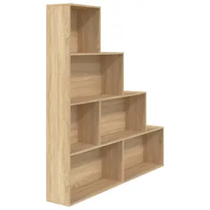 Berkfield Book Cabinet/Room Divider Sonoma Oak 155x24x160 cm Engineered Wood