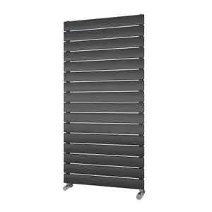 Ximax Vertirad HWH1195600A Anthracite Gas Vertical Designer panel 2280BTU Radiator, (W)600mm x (H)1195mm