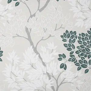 Fresco Dark Green Lykke Floral Tree Wallpaper