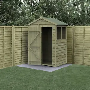 4LIFE Apex Shed 5x3 - Single Door - 2 Window