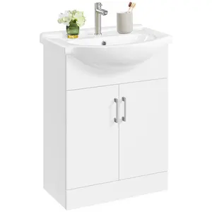 56.5mm Single Bathroom Vanity with Euro Ceramic Basin