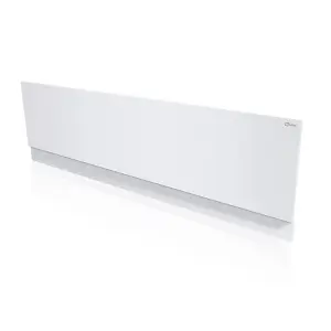 UK Bathrooms 1700mm White Gloss Rigid Waterproof Front Bath Panel