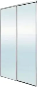 Form Blizz Mirrored 2 Door Sliding Wardrobe Door Kit (h)2260mm (w)1200mm