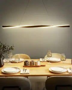 Metal LED Pendant Lamp Black MAHOI