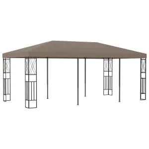 Berkfield Gazebo 6x3 m Taupe Fabric