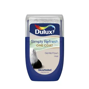 Dulux One coat Gentle fawn Matt Emulsion paint, 30ml