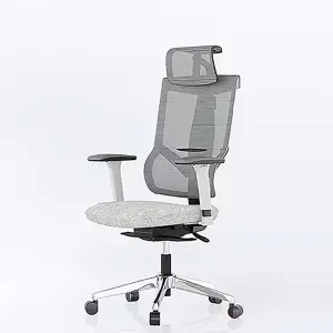 FlexiSpot Breathable and Comfortable Ergonomic Office Chair with Lumbar Support in Grey