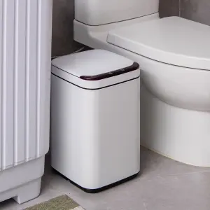 Costway Intelligent Touchless Trash Can 13L Small Smart Motion Sensor Smart Garbage Can