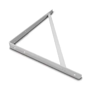 Shelf Depot Heavy Duty Industrial Brackets White (H)295mm (D)210mm, Pack of 2