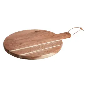 Interiors by Premier Socorro Medium Round Acacia Wood Board