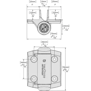 D&D TruClose Regular Hinges - for Metal Gates