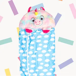 Plush Animal Cushion Sleeping Bag Unicorn (167 X 65cm)