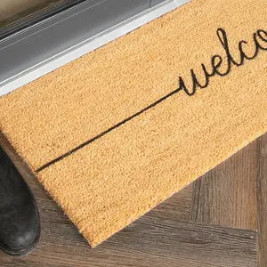 Welcome Patio Doormat - Double Door 120x40cm