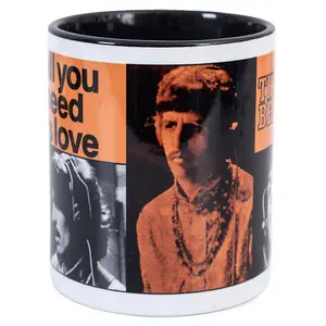 The Beatles Mug White/Black/Orange (One Size)