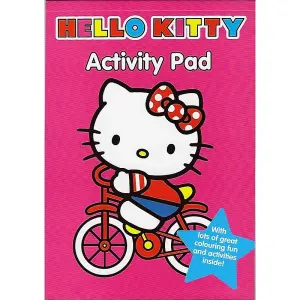 Hello Kitty A5 Activity Book Pink/White (One Size)