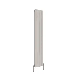 Vertical White Double Flat Panel Radiator (H) 1600 mm x (W) 272 mm, 3668 BTU.