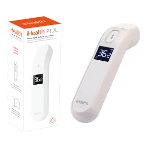 iHealth Infrared Digital Non-Touch Medical Grade Forehead Thermometer for Baby Children Adults