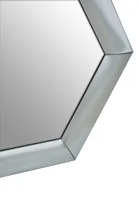 Interiors by Premier Josie Hexagon Wall Mirror