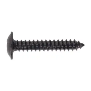 Sealey Self Tapping Screw 4.2 x 25mm Flanged Head Black Pozi BS 4174 Pack Of 100