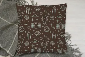 Cushions - planets and stars (Cushion) / 45cm x 45cm