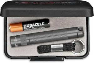 Maglite Solitaire LED 1 Cell AAA Grey c/w Gift Box