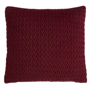 Amory Luxe Wine Velvet Filled Cushion