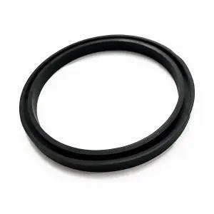 Spare Replacement Glass Tube Only 125 x 10cm for Standing Gas Heater Pyramid Flame 13kW - plus Rubber Ring Seal