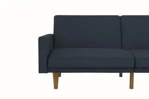 Paxson Clic Clac Sofa Bed in Navy Blue