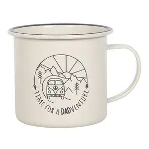 Time For Dad Adventure Enamel Camping Mug