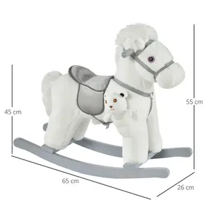 John Rocking Horse White