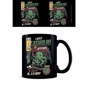 Ilustrata Cathulhu Mug Black/Green (One Size)