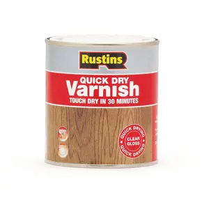 Rustins Quick Dry Varnish Gloss - Clear 500ml