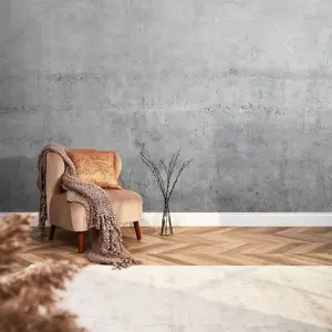 Ombre Concrete Mural In Grey (350cm x 240cm)