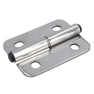 Stainless Steel Lift Off Leaf Hinge Left 76x100mm Heavy Duty Door Hatch