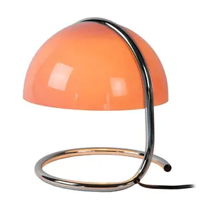 Lucide Cato Retro Table Lamp 23.5cm- 1xE27 - Pink