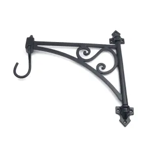 Oakcrafts - Heavy Duty Cast Iron Hanging Basket Bracket