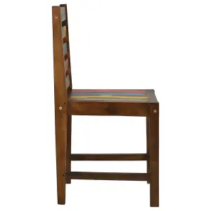 vidaXL Dining Chairs 4 pcs Solid Reclaimed Wood