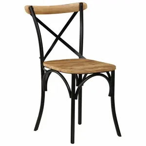 Arreola Dining Chair (Set of 4) Brown/Black