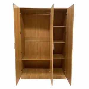 VENICE 3 door oak 120cm wide wardrobe