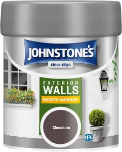 Johnstone's Masonry Paint Chocolate - 225ml