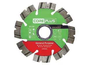 CorePlus GP115E Elite General-Purpose Diamond Blade 115mm