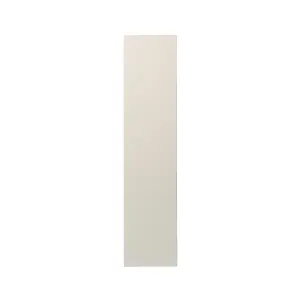 GoodHome Stevia Gloss cream Slab Larder Cabinet door (W)300mm (H)1287mm (T)18mm