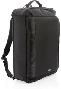 Promotional Swiss Peak Convertible Travel Backpack PVC Free | Black